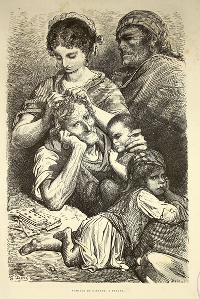 Gypsy Family in Totana by Gustave Dore